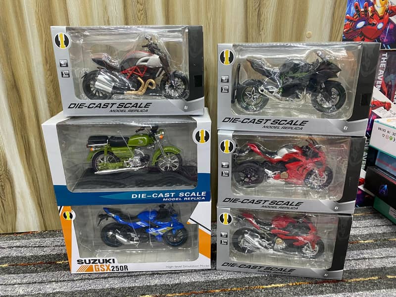 Kawasaki Ninja H2 supersport bike H2R scale motorcycle Diecast 5