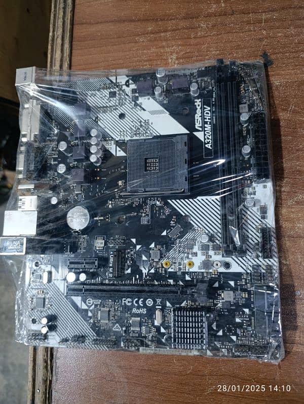 Ryzen A320M tuff Gaming Motherboard and Ryzen 5 3600 4