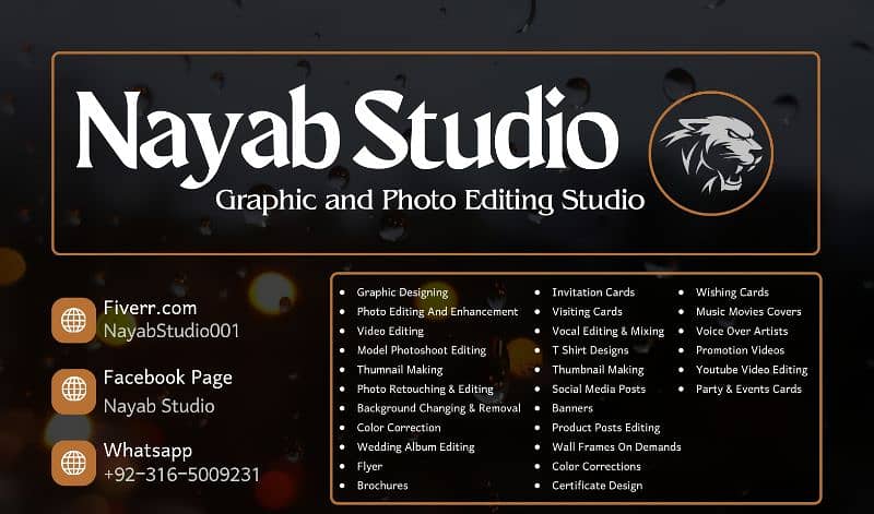 Graphics Designer And Photo Editor 0