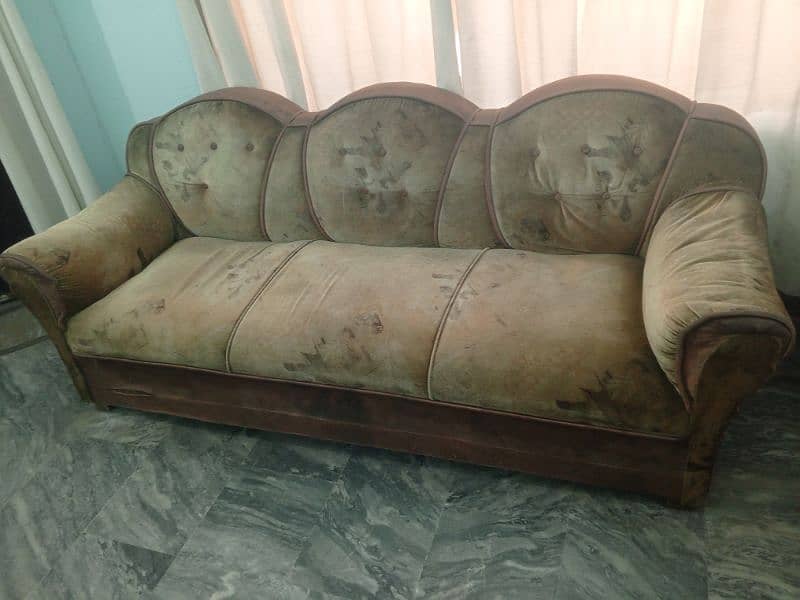 Wooden Sofa Set 3 2 1 0