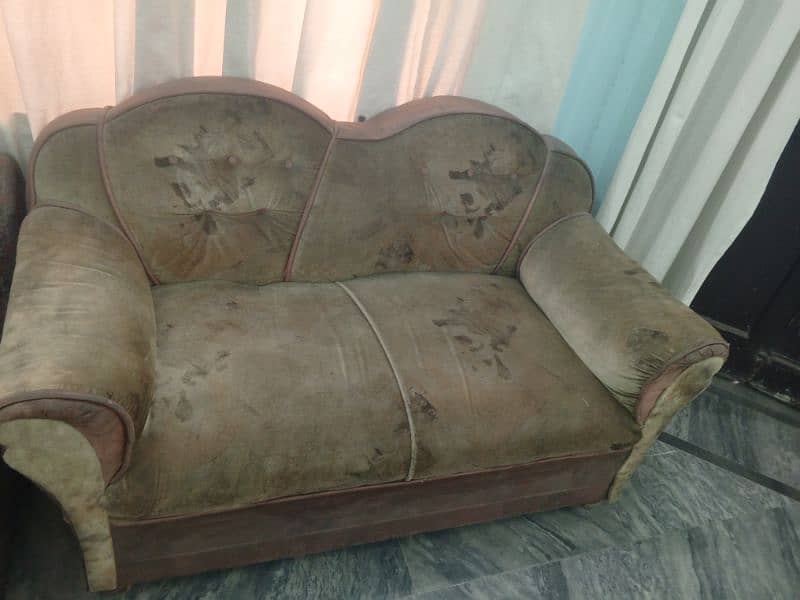 Wooden Sofa Set 3 2 1 4