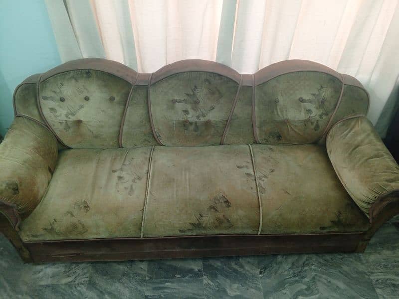 Wooden Sofa Set 3 2 1 5