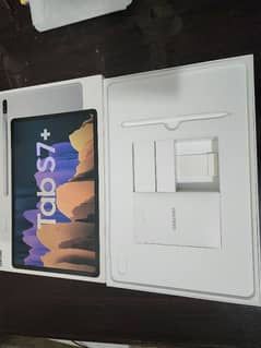 Samsung Tab s7 Plus 12.4" Complete Box 10/10 Wifi Only 6/128 Big Size