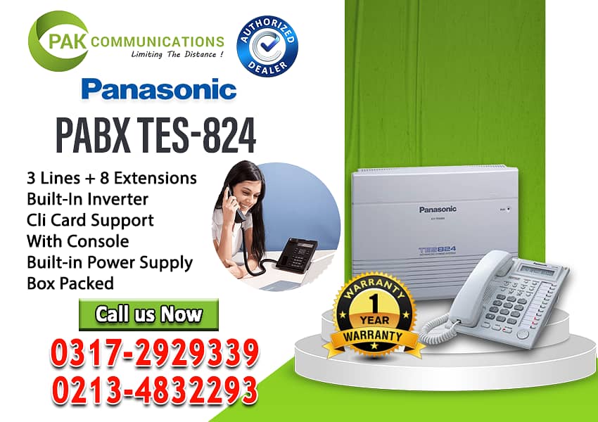 Panasonic PABX (3+8) Authorized Dealer 0