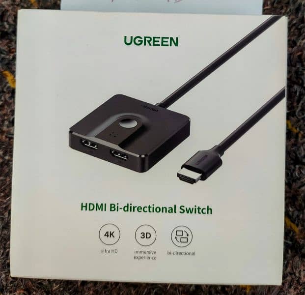 UGREEN HDMI Switch 4K 60Hz Bi-directional 0