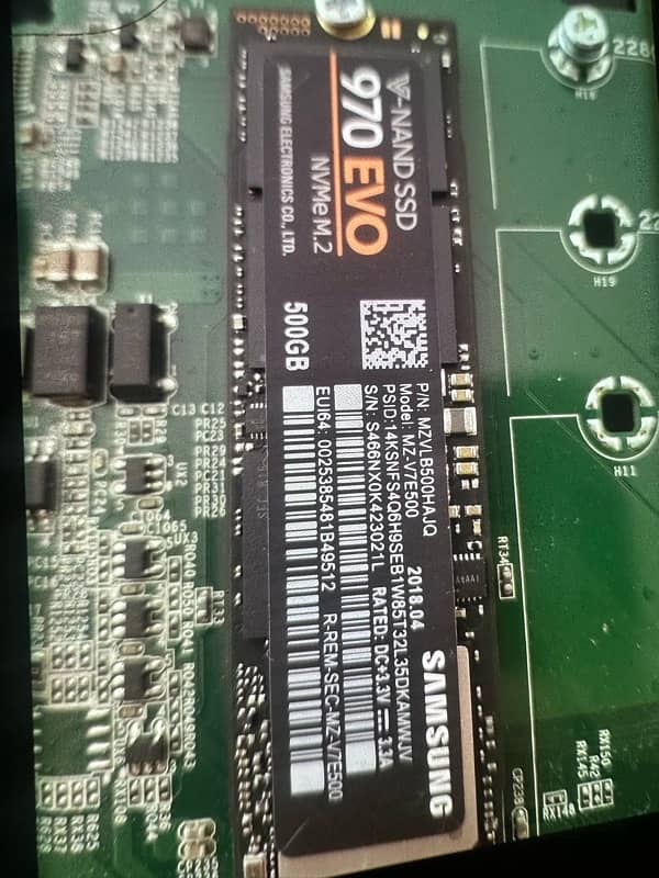 EVO970 NVMe M. 2 500GB SSD 0