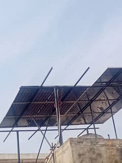 solar panels and structure