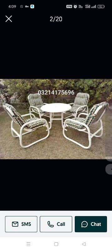 outdoor garden rattan upvc furniture sofa set chairs and table 1