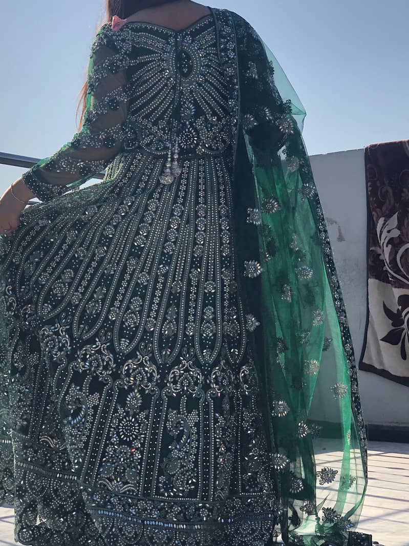 International Bridal Mehndi Lehenga 2