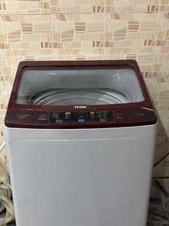 Haier medium sized top load washing machine