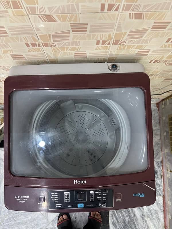 Haier medium sized top load washing machine 5