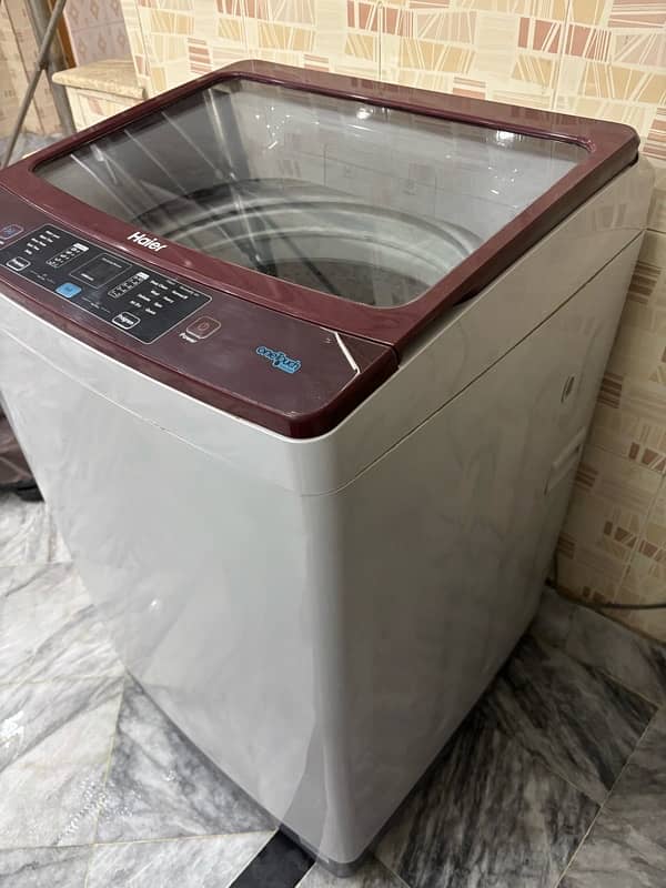 Haier medium sized top load washing machine 6