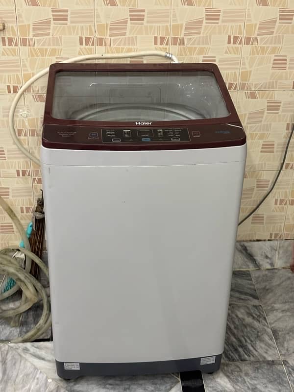 Haier medium sized top load washing machine 12