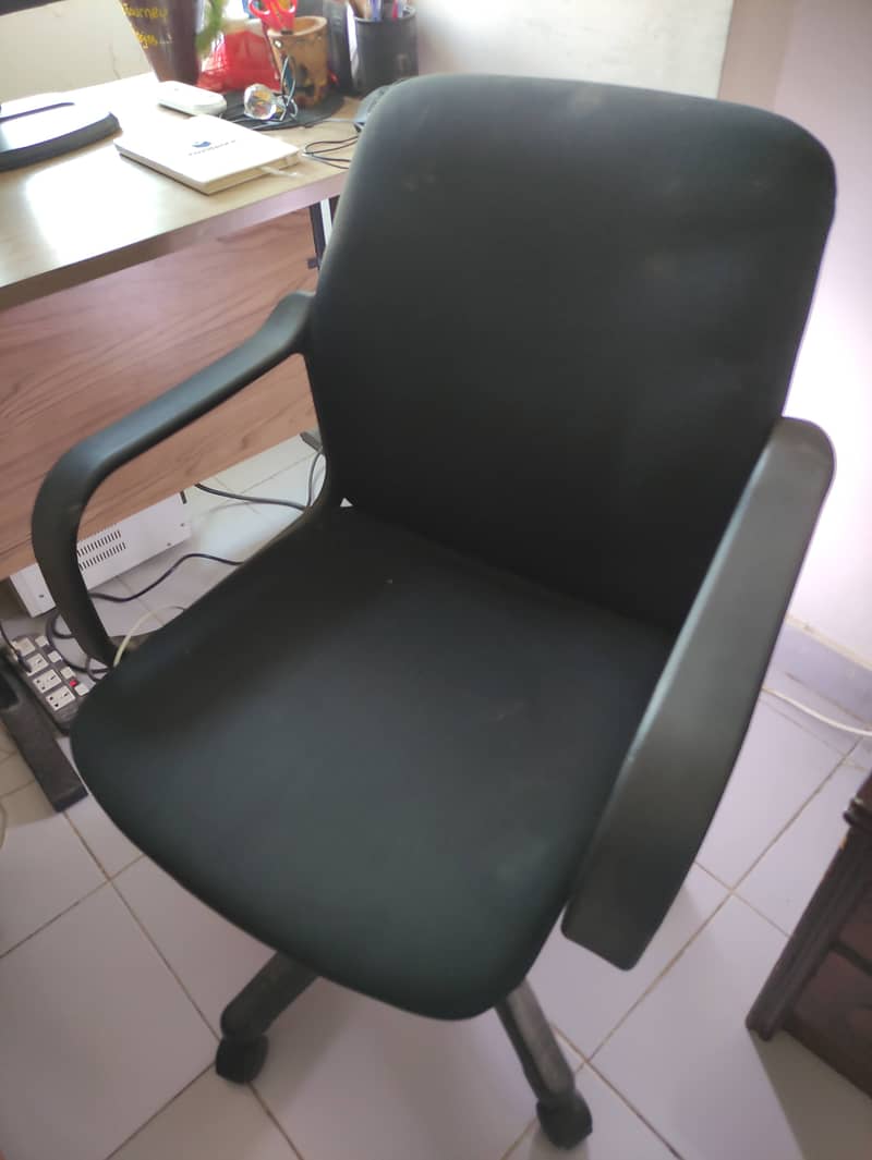 Table, Chair, Backrest & Monitor with Stand 3