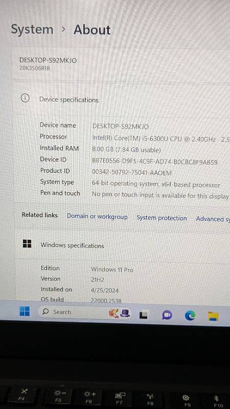 X1 Carbon i5 6th generation laptop 2