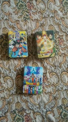 150+ Dragon Ball Z cards.