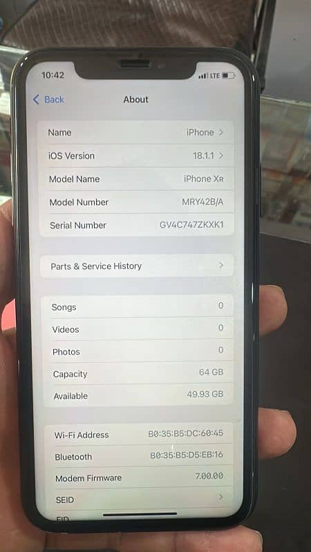 iphone xr 64 gb for urgent sale pta apptoved 4