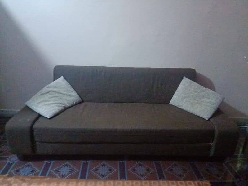 "Excellent Quality Sofa Cum Bed Two 3-Seater Sofas" 3