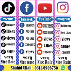 All social media services available