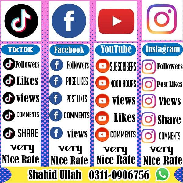 All social media services available 0