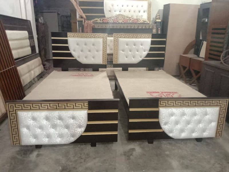 double bed/single bed/wooden bed/furniture for sale 11