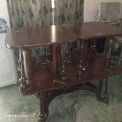 3 pieces (1 table & 2 small table)