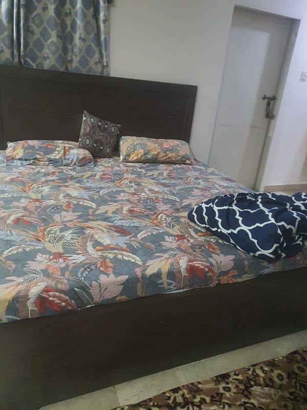 wooden hand made bed 2