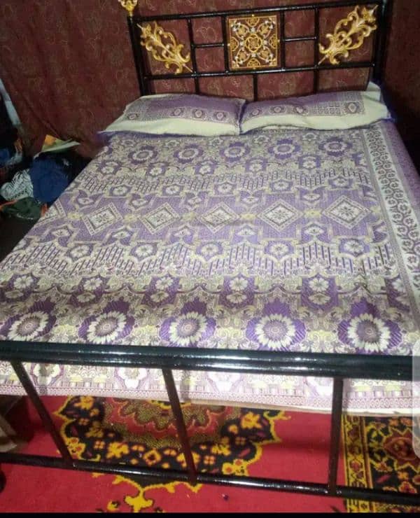 iron bed for sale without mattress 1