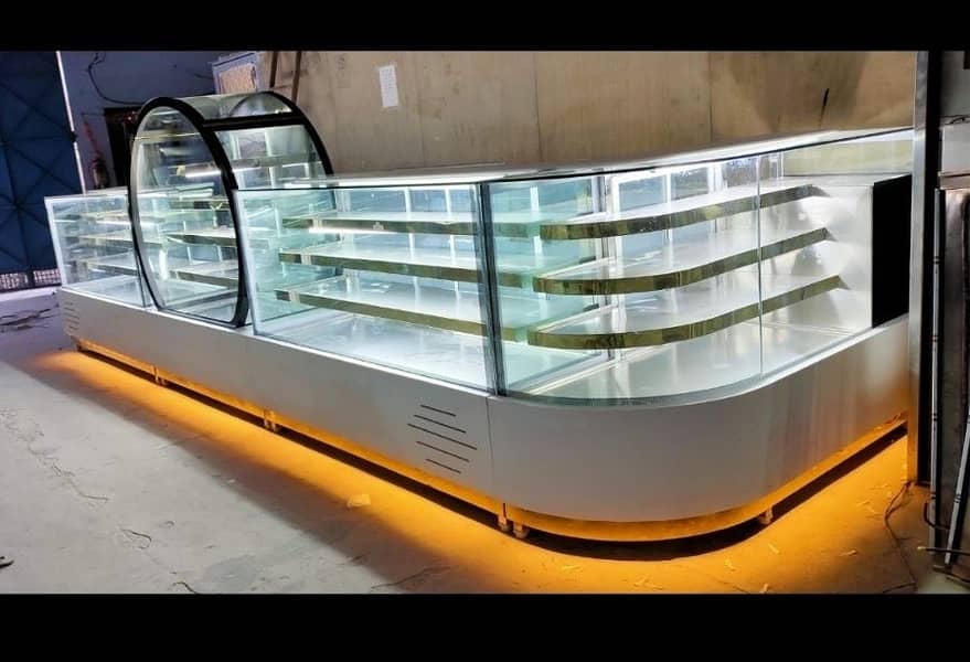 glass counter/glass counter for shop/glass counter for sale/glass coun 0