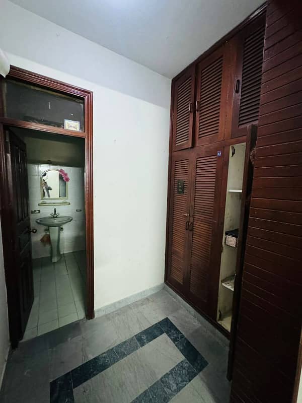 Ground portion for rent 2 bedroom with attached bathroom drawingroom T V lounge 6