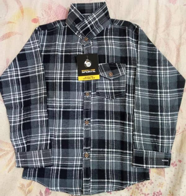 casual shirts for boy down button collar 0