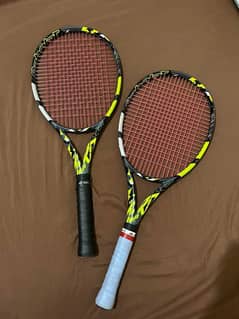 Babolat Pure Aero Tennis Racket Pair used