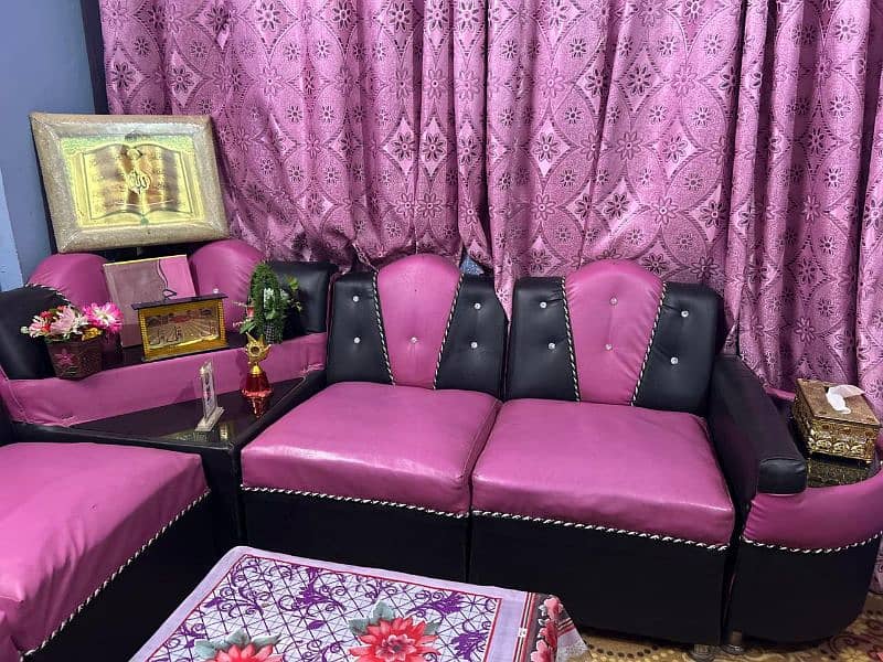 7 seater leather  sofa set 3