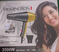 Fast drying hair dryer with cold warm hot setting