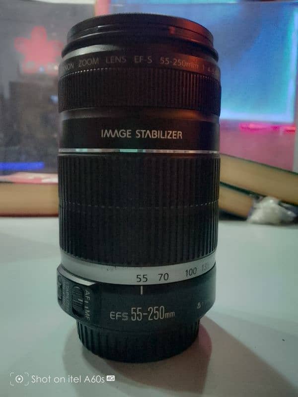 55-250mm canon lens with image stabilizer 3