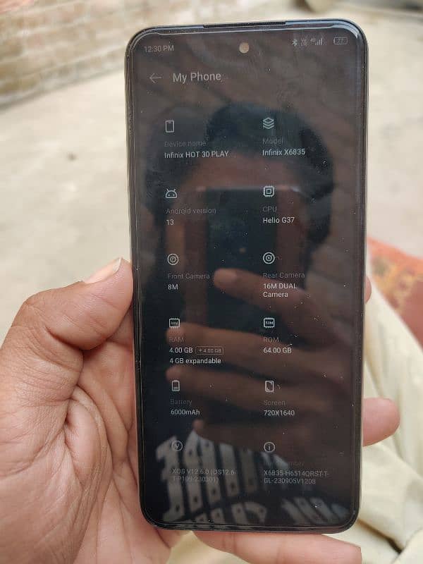 infinix hot 30 play 4+4/64 6