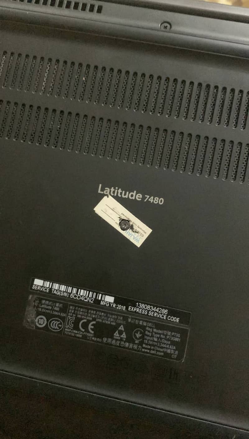 Dell latitude 7480 i5-6300U 4