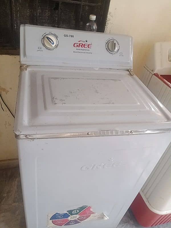 Super Asia 8Kg Spinner and Gree 12kg steel body washer 0