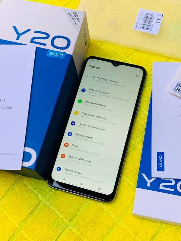 vivo y20 4gb 64gb official pta approved 7