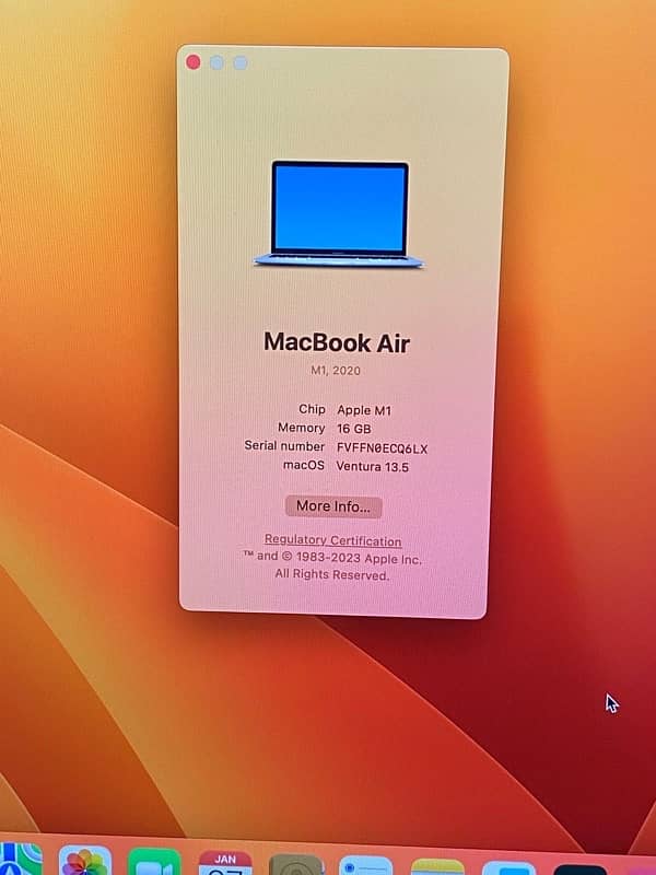 MacBook Air m1 5