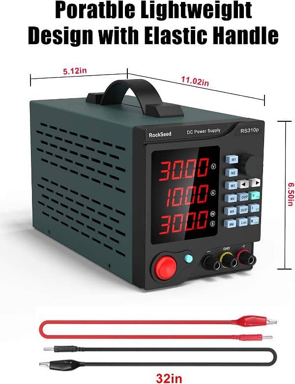 Programmable 30V/10A DC Power Supply Variable, Adjustable Switching 2