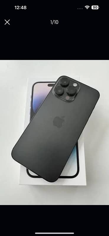 Iphone 14 pro max 256 black . Jv 0