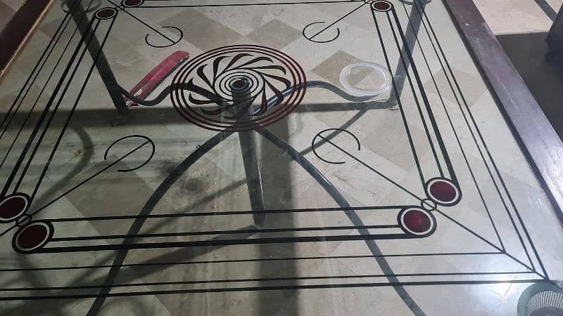 Tempered Glass Carrom 5