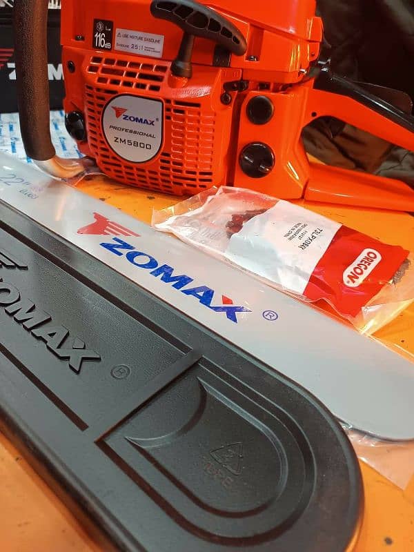 Chainsaw Zomax 5800 Model, Chain Saw, Wood Cutter, tree cutter 12