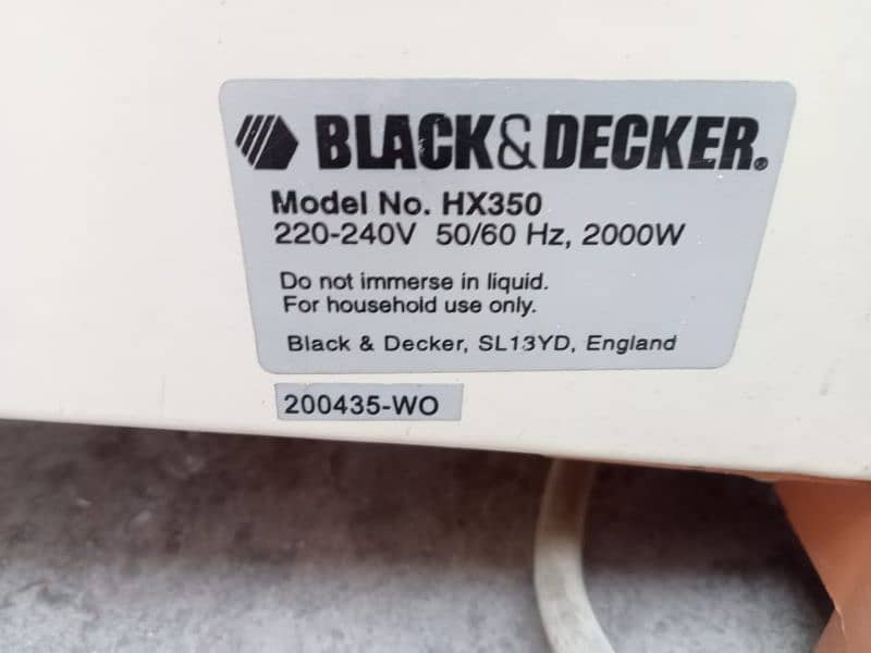 Black & Decker Fan Heater 5