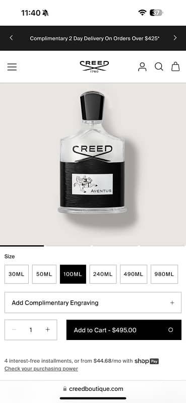 CREED AVENTUS 100ML 4