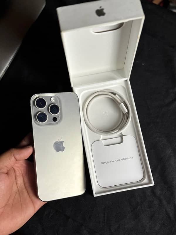 Iphone 15 pro natural 128 Jb Jv Brand New condition 4