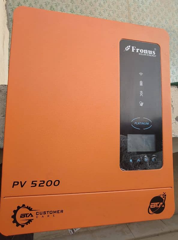 Fronus PV 5200 Inverter dual output 100% working 0