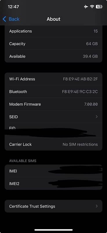 iPhone XS 64gb PTA Approved 3