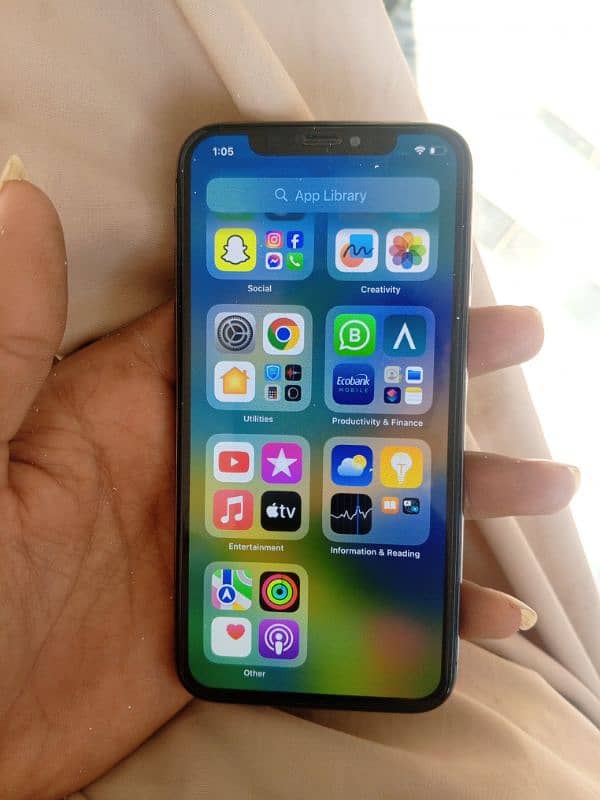 iphone X 64 GB Non PTA sale Exchange Oppo vivo Tecno Infinix redme 5